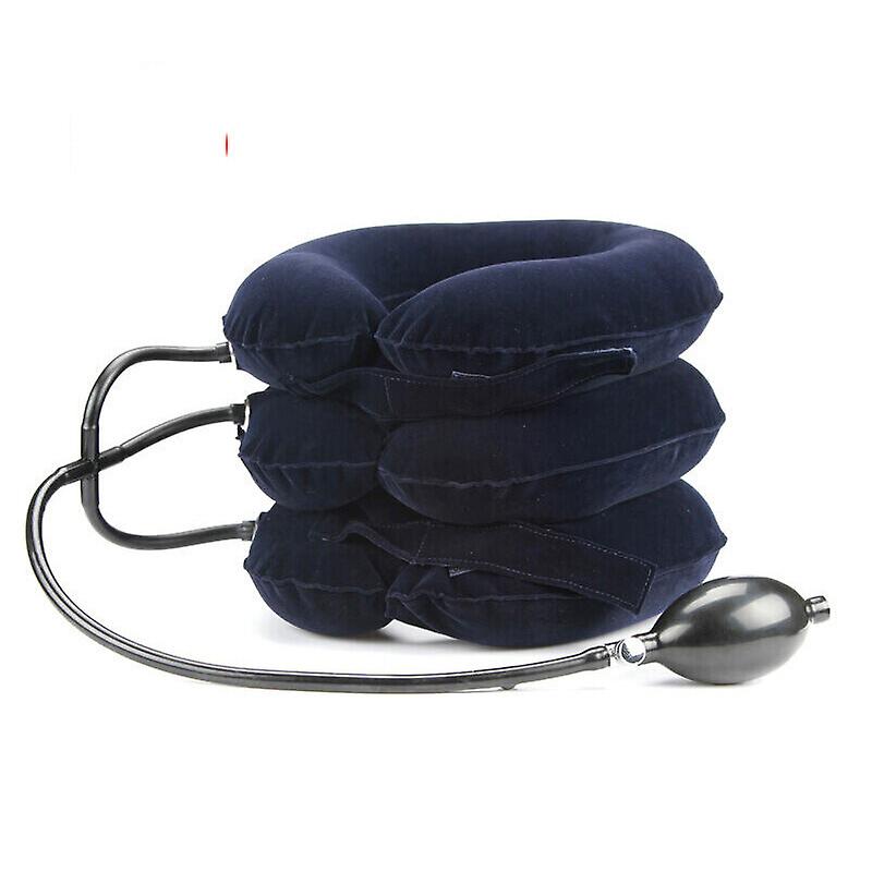 Inflatable Cervical Traction Collar - Cervical Traction Device For Head, Neck And Shoulder Pain