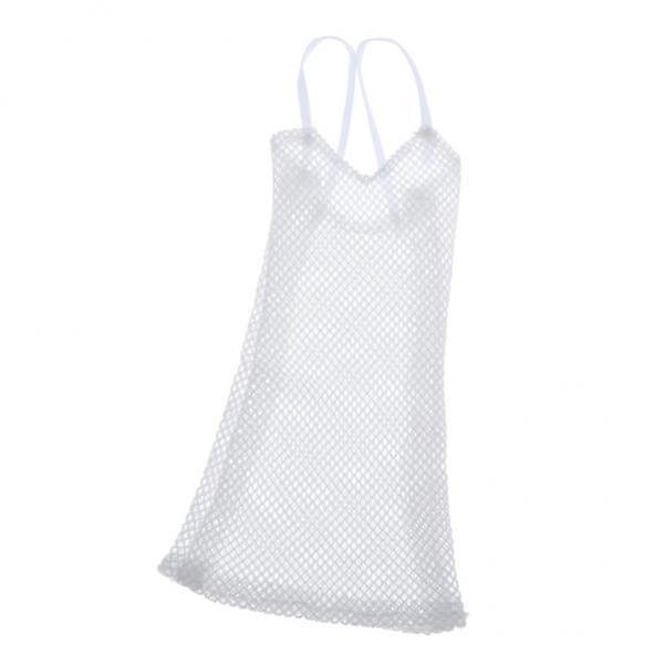 2x1/6 Mesh Strap mekko Naisten vaatteet 12'' Action Figure Asusteet Valkoinen