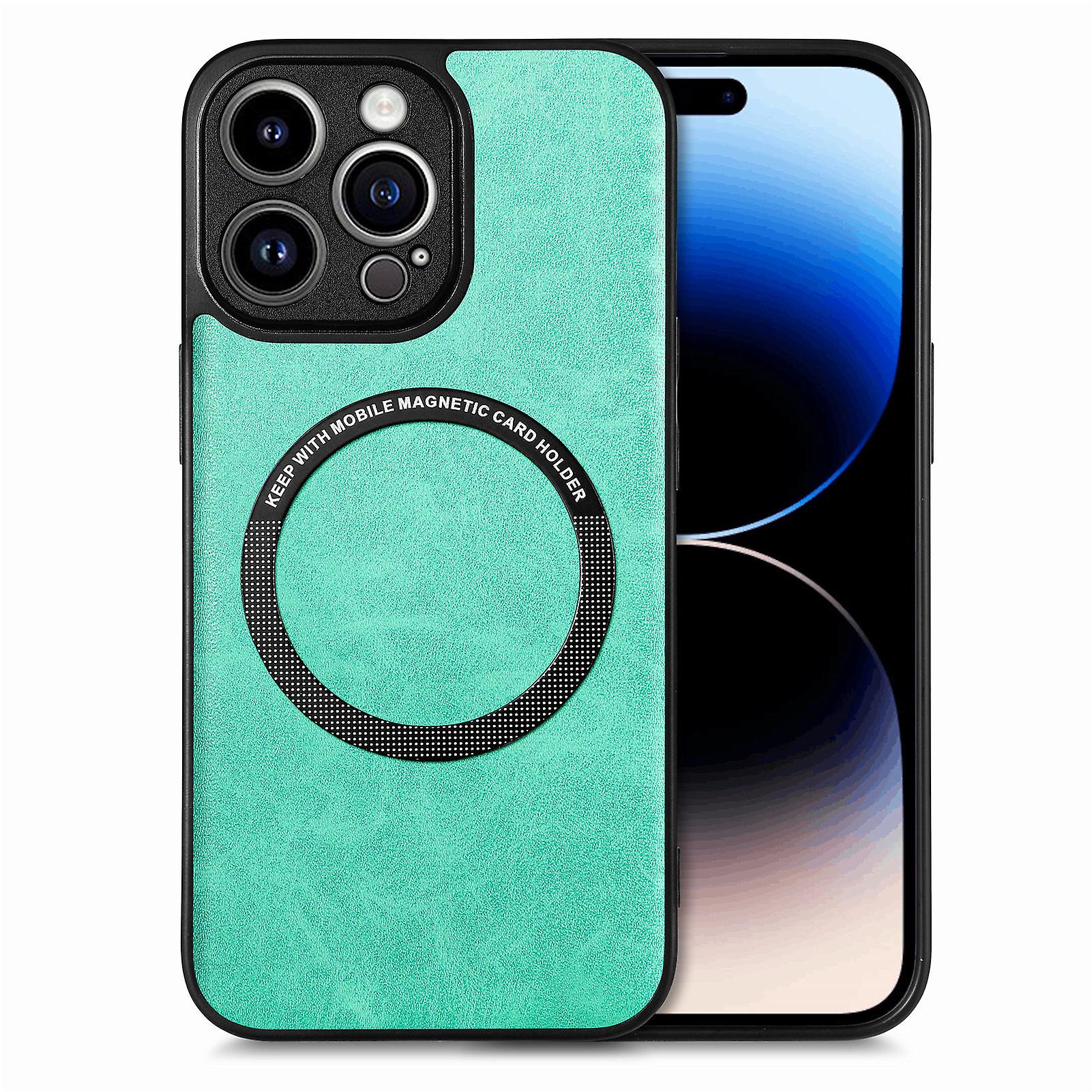 Case For Iphone X/11/12/13/14 Magnetic Solid Color Fine Hole Anti-fall Case For Iphone 14 Pro Max