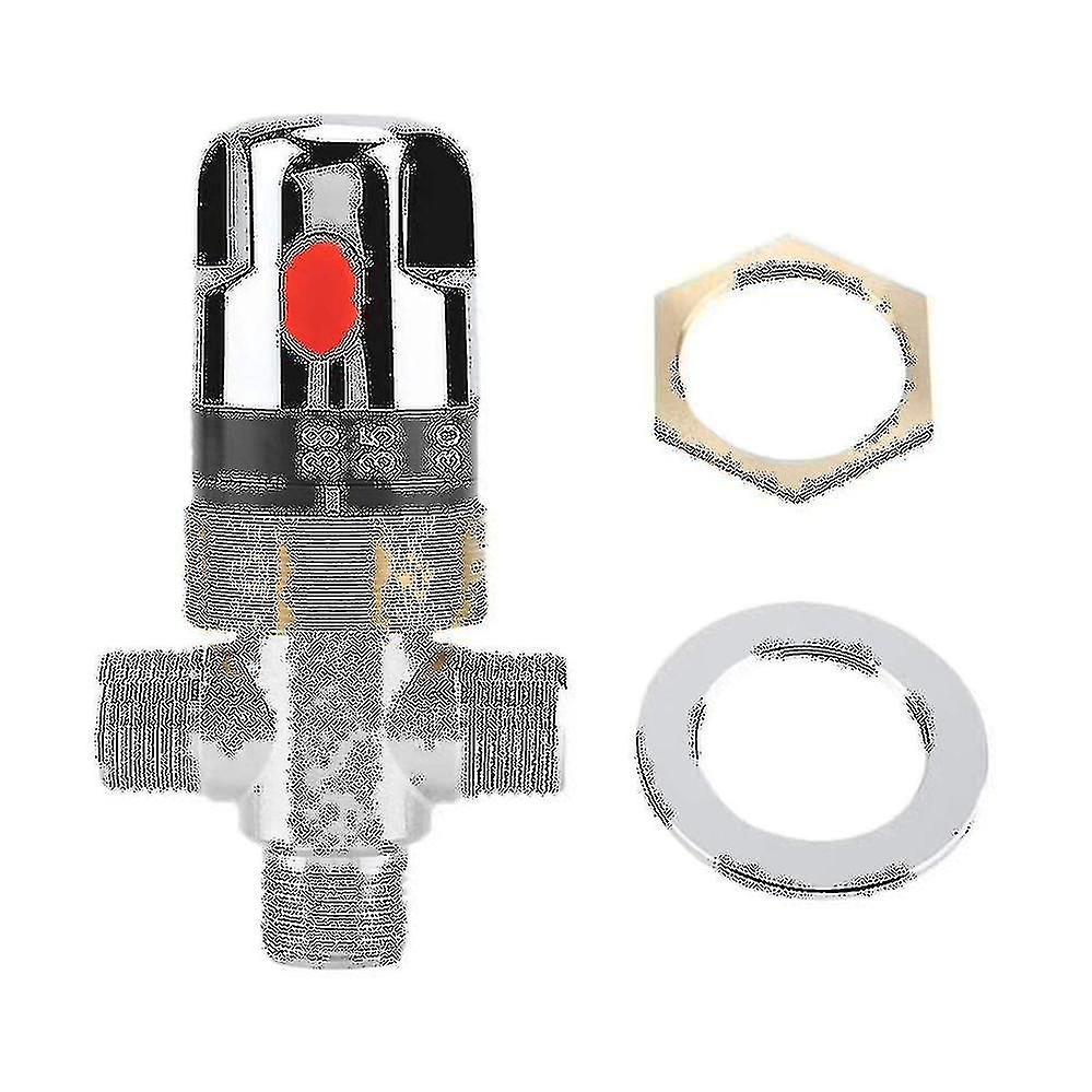 Thermostatic Mixing Valve Water Temperature Pipe G1/2 Pipe Valve