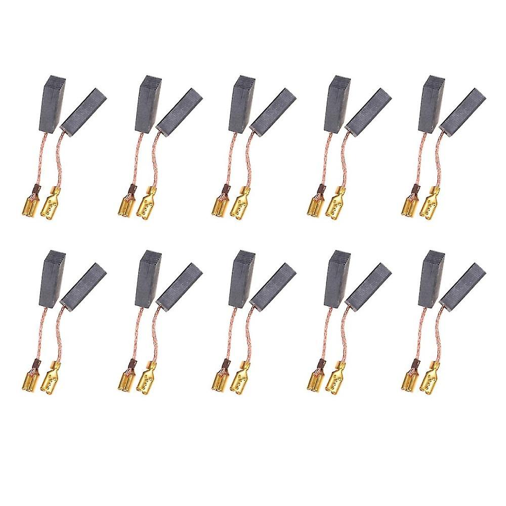 20pcs/lot Graphite Copper Motor Carbon Brushes Set Tight Copper Wire