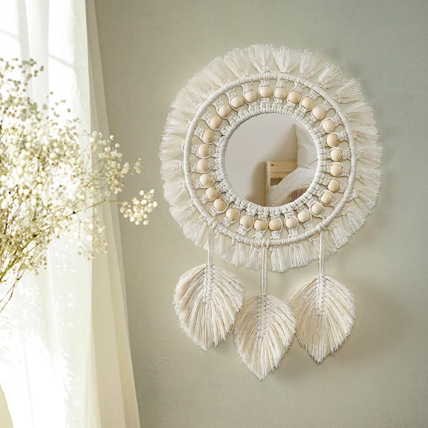 Minimalist Bohemian Macrame Wall Mirror