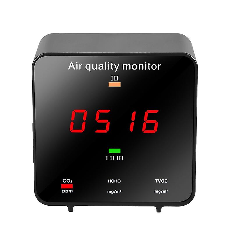 CO2 TVOC Formaldehyde Carbon Dioxide Detector multicolour