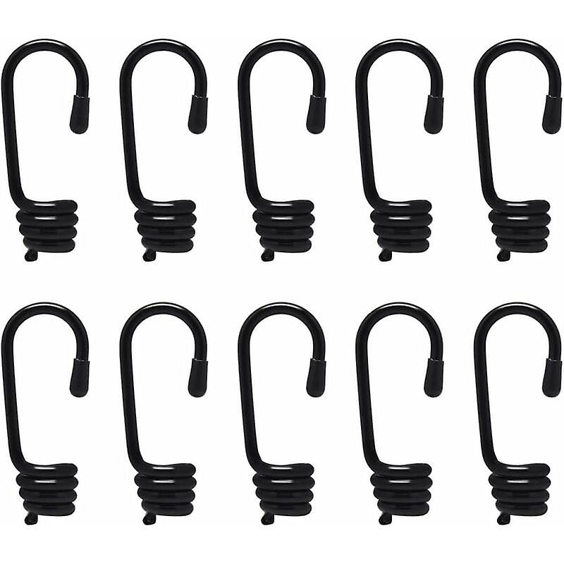 20pcs Plastic Coated 7mm Hook Turnbuckles for Bungee Cord Ends