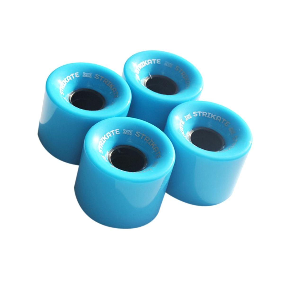 4Pcs 60X45mm Cruiser Skateboard Wheels PU Wheels Long Board Cruiser Wheels, Blue