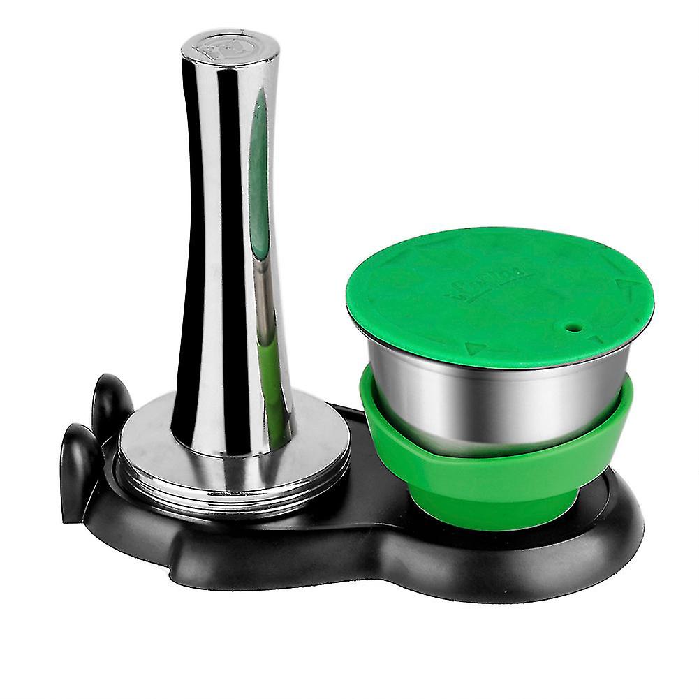 Multicolor Stainless Steel Capsule Hammer Capsule Base Set Coffee Capsule Coffee Machine Accessory Reusable Simple Safe Convenient Quick Coffee Making