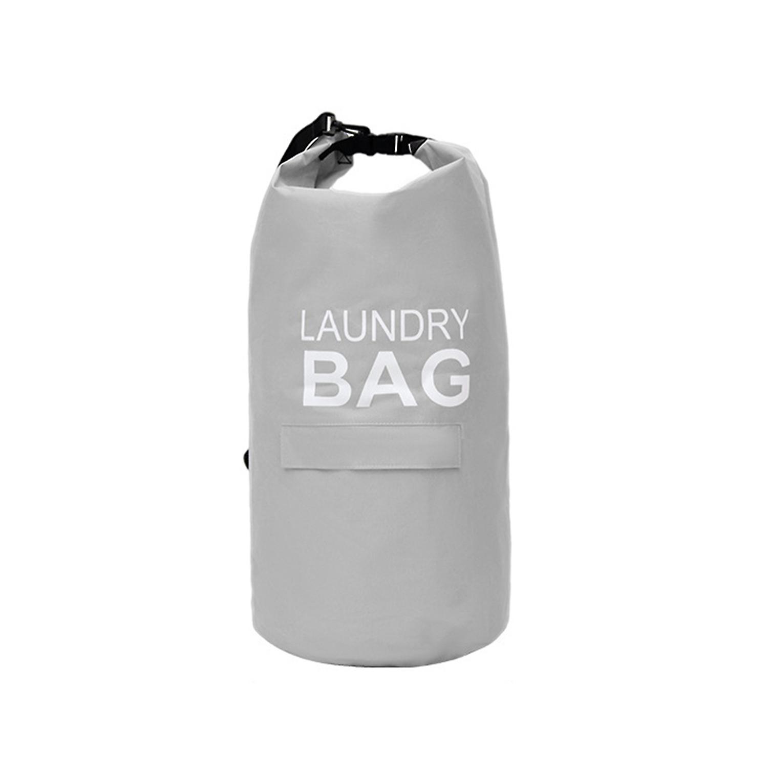 Space Saving Laundry Hamper 600D Oxford Cloth Soft Clothes Organizer with Adjustable Shoulder Strap