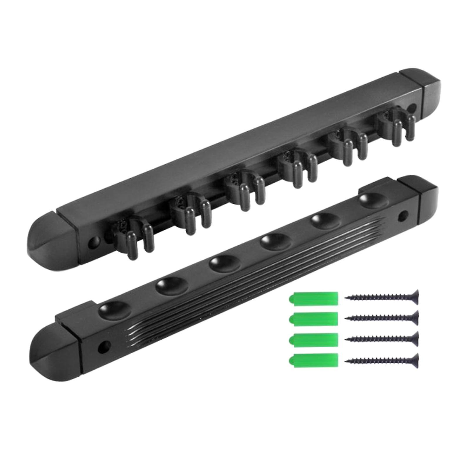 Billiard Cue Rack Rods Organizer Wall Mounted Stand Pool Stick Holder