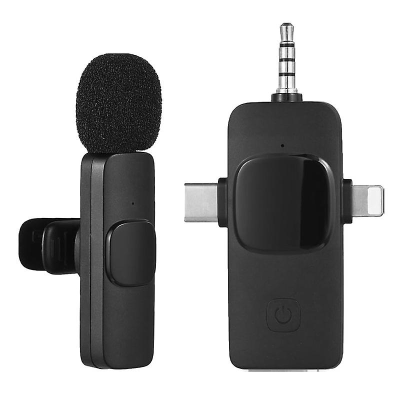 Wireless Lavalier Microphones 2 in 1