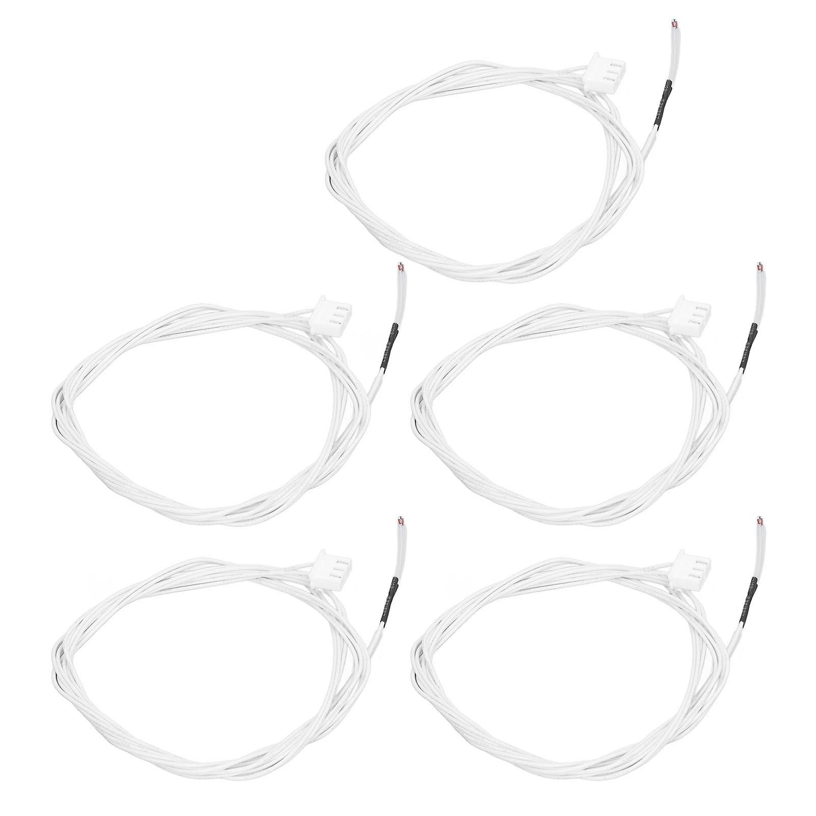 5PCS 100KΩ Thermistor Wire High Accuracy Temperature Sensor Probe Cable for 3D Printer 