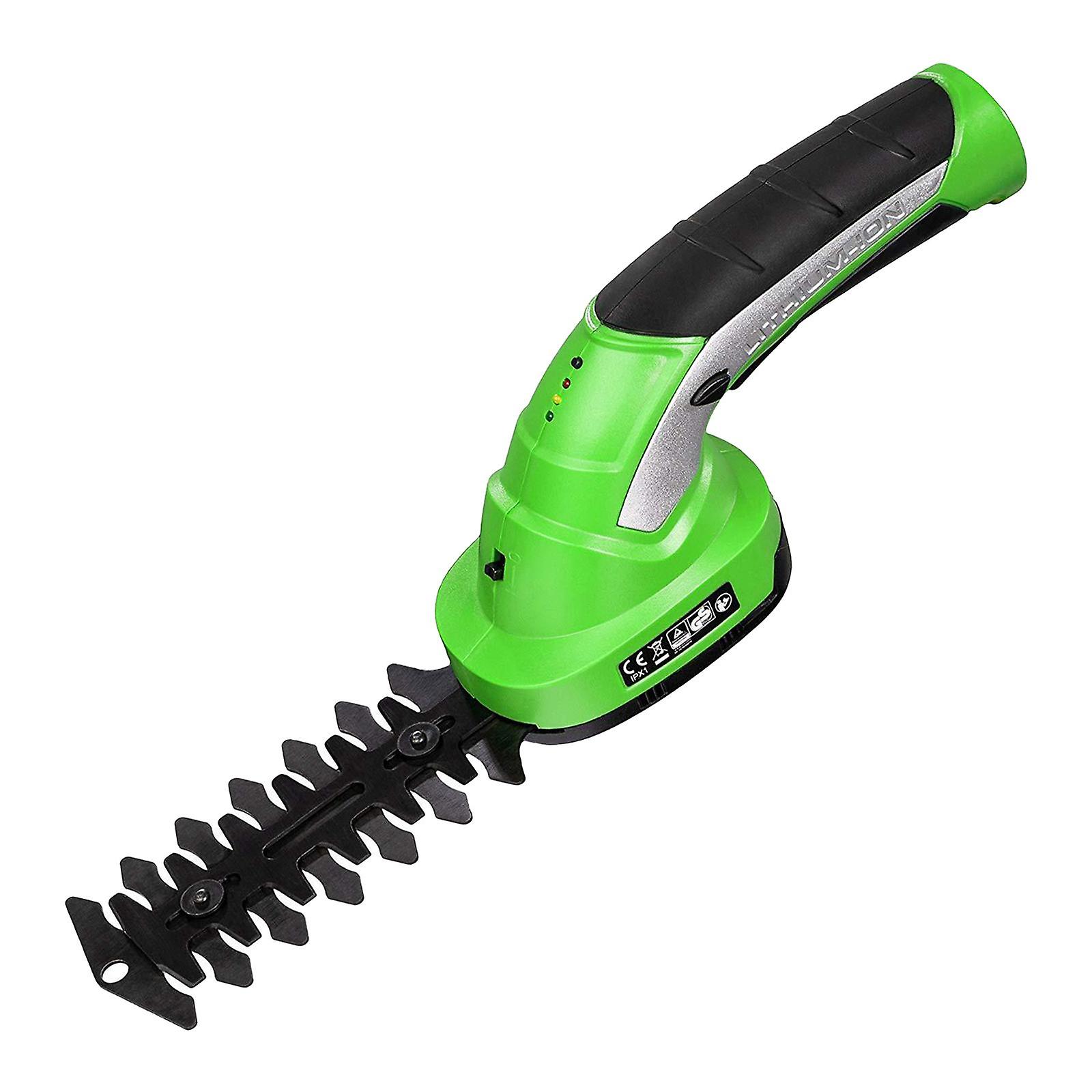 Cordless Hedge Trimmer 2 in 1 Hedge Cutter for Mowing Grass Branches Garden