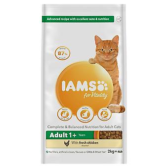 Iams Vitality Adult Cat Dry Food Chicken 2kg