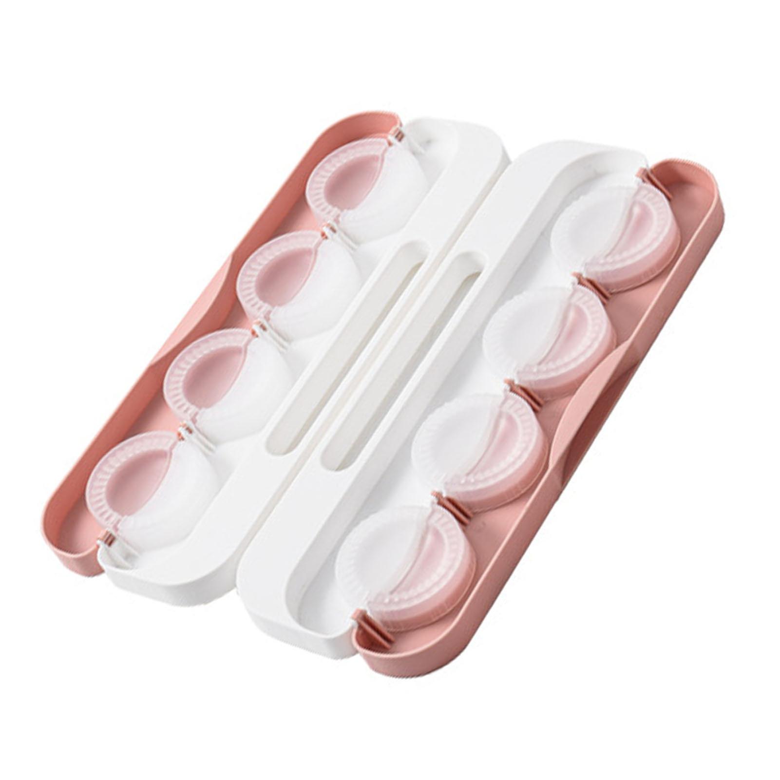 Dumpling Maker Compact PP Space Saving Ergonomic Handle Manual Dumpling Skin Maker for Kitchen Pink