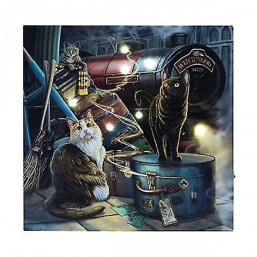 Lisa Parker Witchwood Express Canvas Light Up Plaque