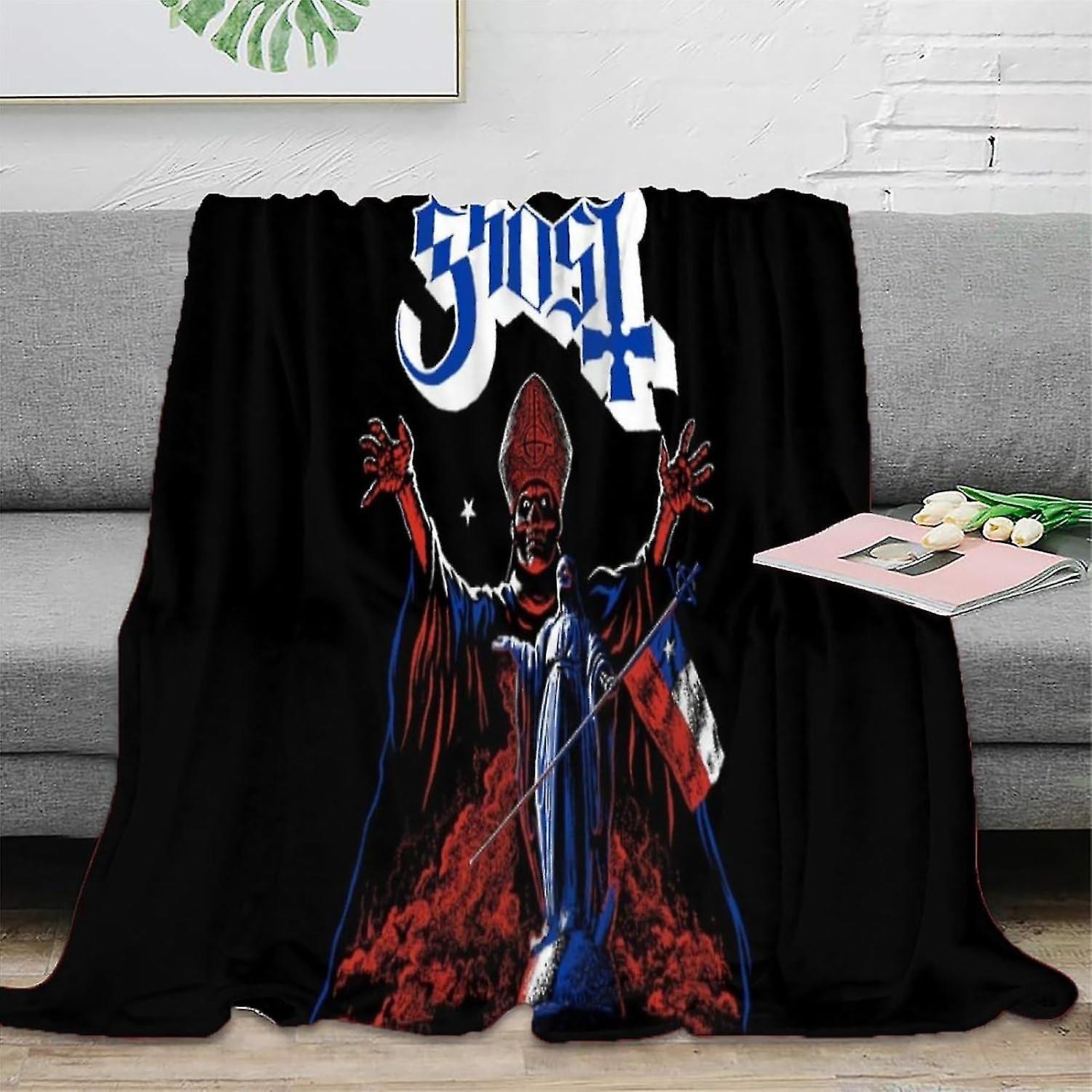 Tv Fleece Blanket Sofa Throw3d Ghost B.c Print Fluffy Soft Throws Flannel Blankets Warm Cozy Plush Blankets Comfortable Blanket For Adult Kids I-362