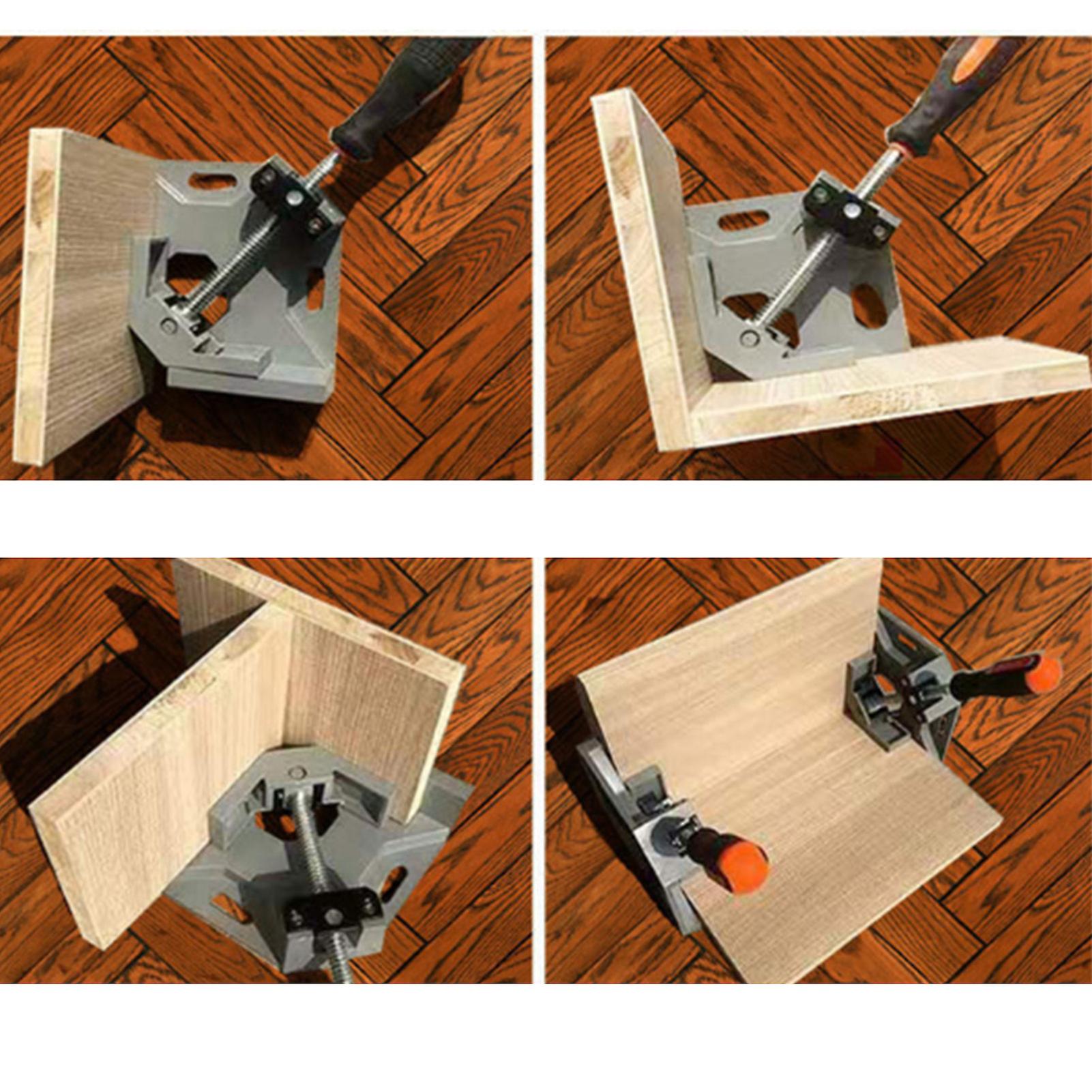 Corner Clamp Multifunctional Secure Clamping High Precise Alloy Steel Right Angle 90 Degree Clip Woodworking Swing Jaw