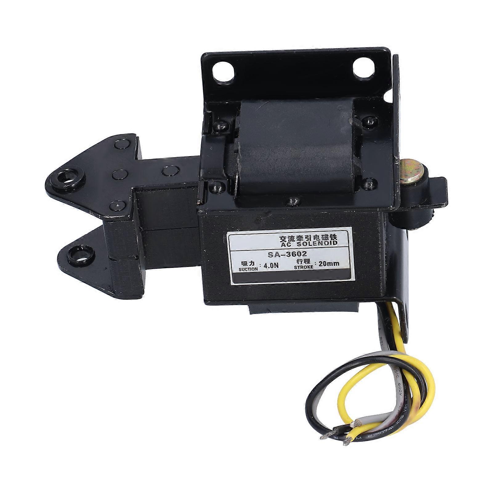 Risegun AC وحيد المغناطيس الكهربائي الجر دفع سحب المغناطيس الكهربائي AC220V SA-3602