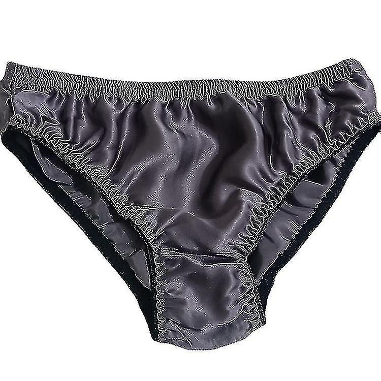 Ανδρικά Μεταξωτά Εσώρουχα Pure Silk 100% Mulberry Stretch Μέση Βασικά Σλιπ Soft S-3XL-DWDZ
