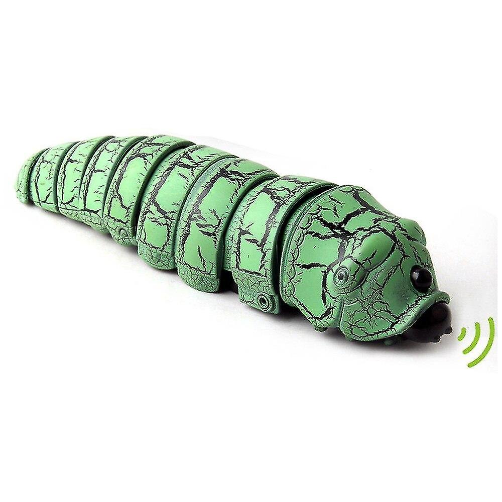 Robotic toys rc caterpillar tricky spoof reptiles infrared remote control ghost bug electric |rc ani