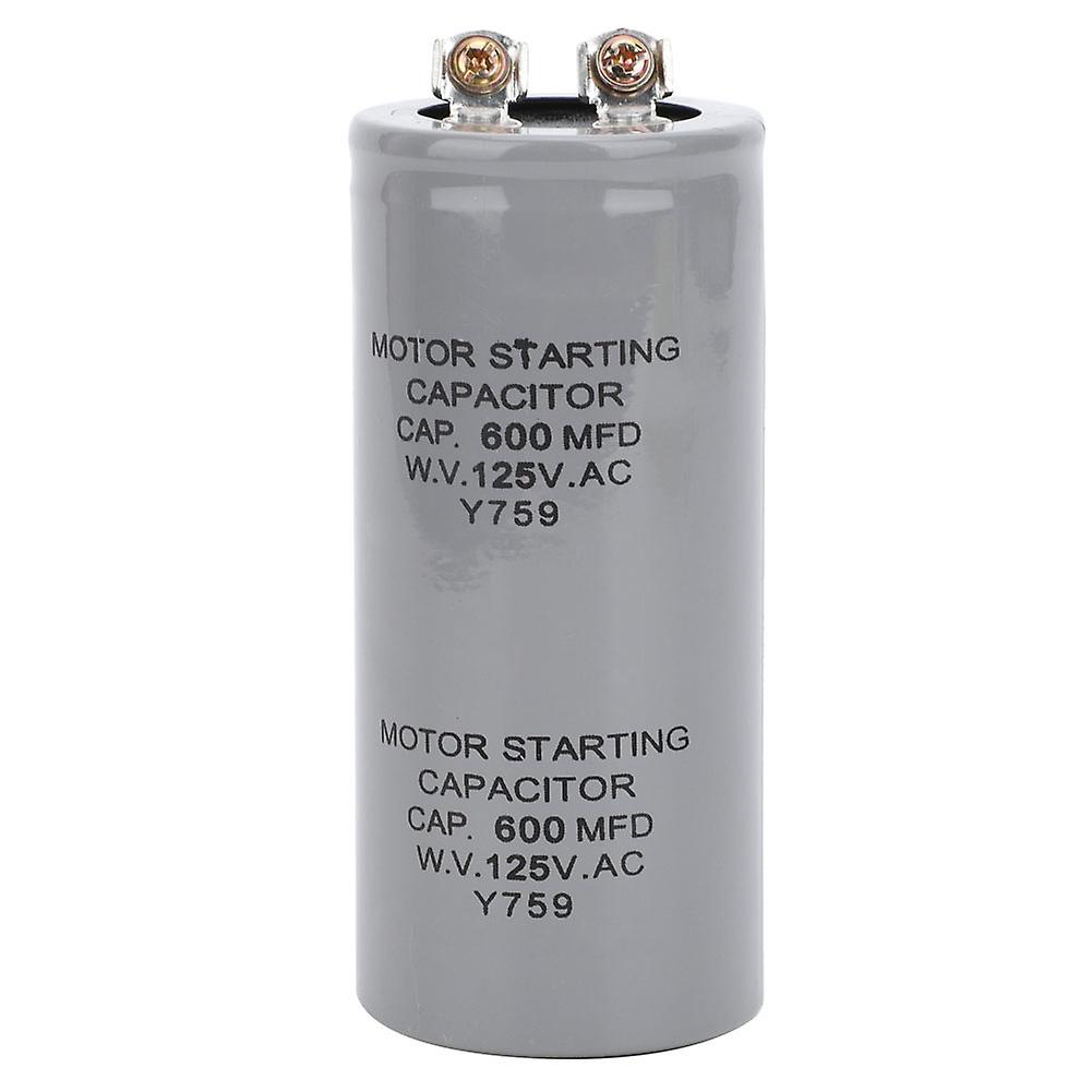 Motor Start/Run Capacitor CD60 600MFD 125VAC 43x102mm