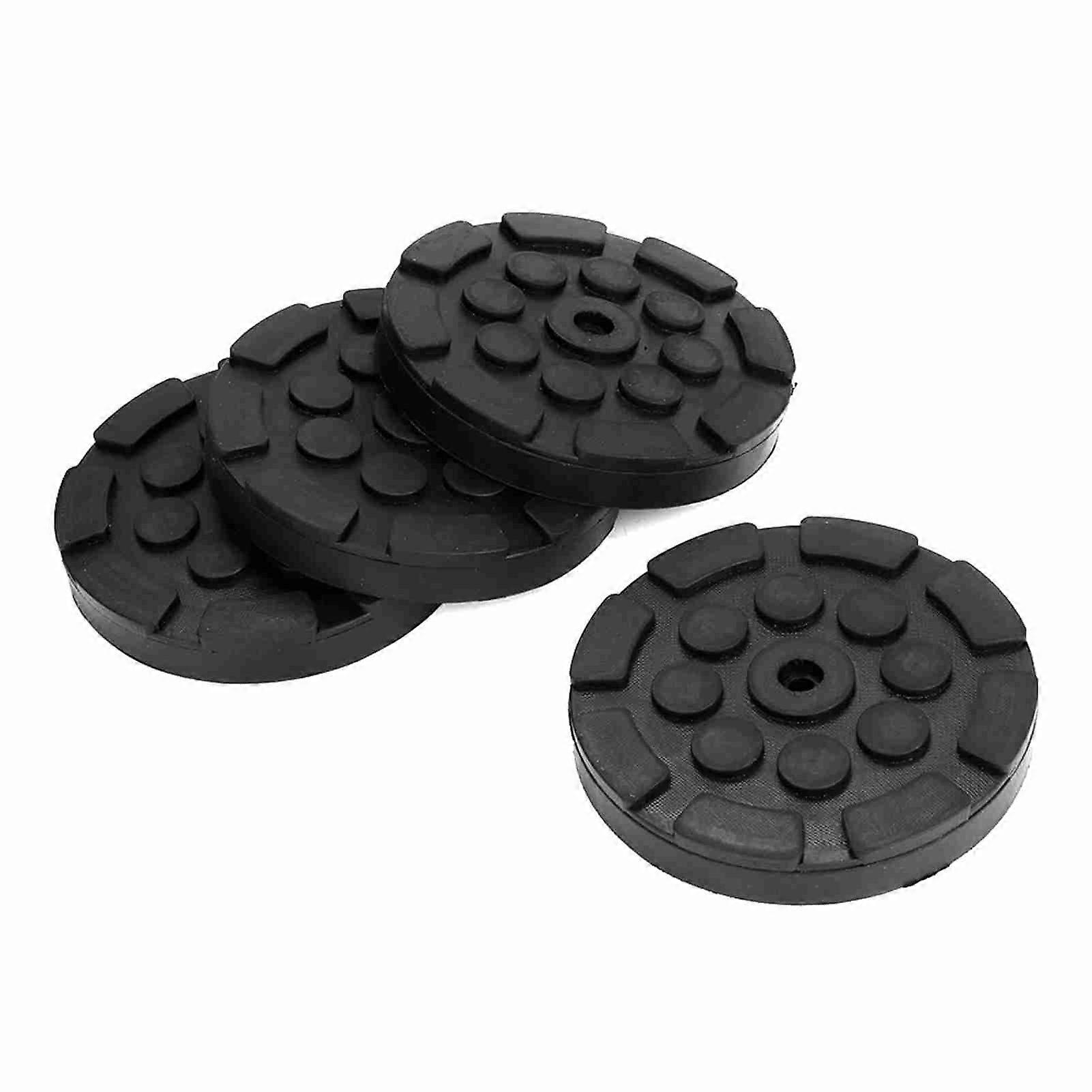 Round rubber pads for auto lifting - 4 pieces set