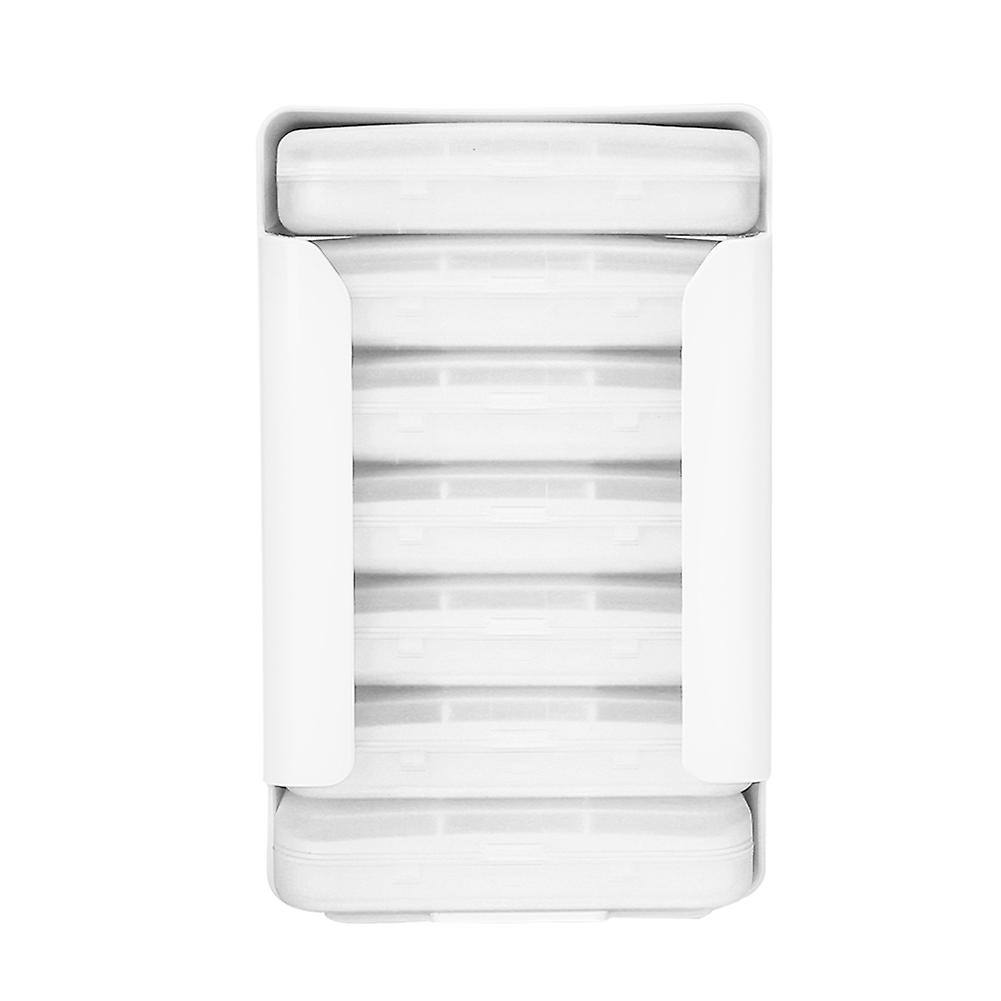 7 Layers Portable 7 Day Box Organizer Drawer 42 Grid Medicine Storage Box White