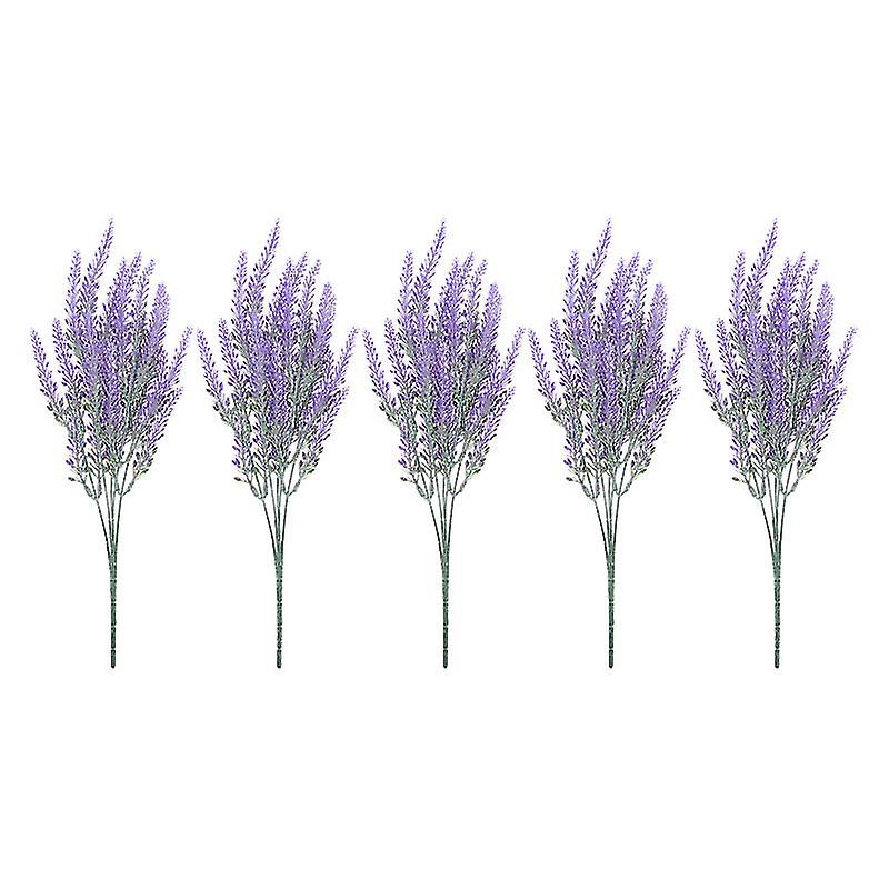 5pcs Simulation Lavenders