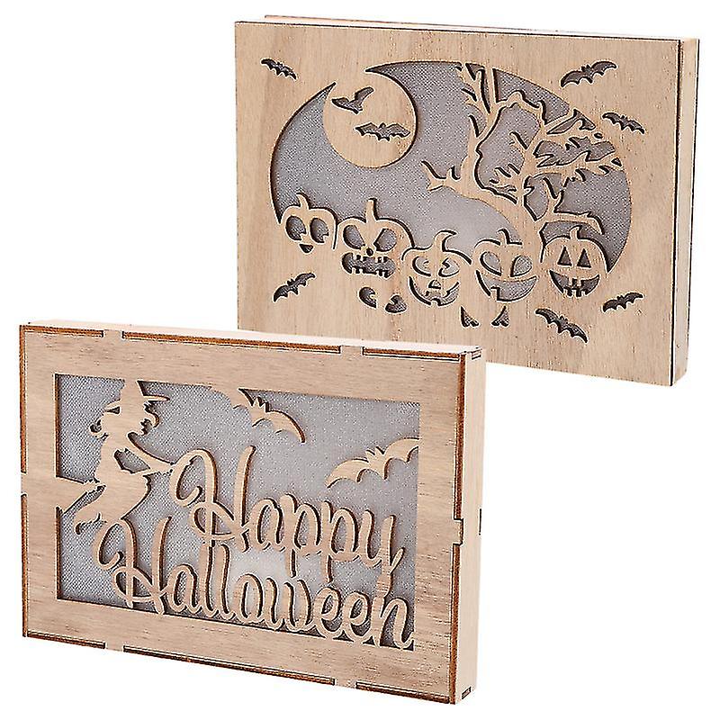 2pcs Wooden Adornment