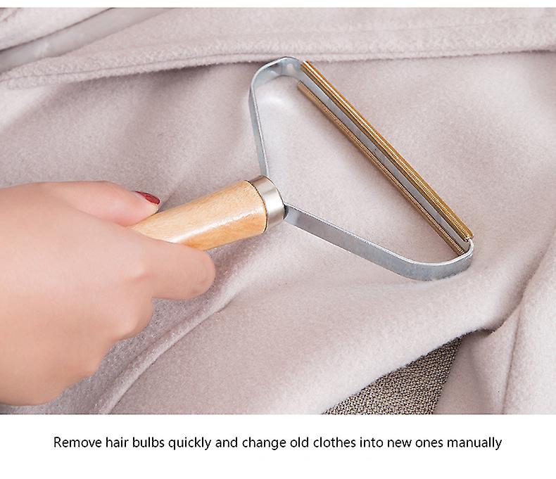 1 stk Hårskrape Hårfjerner KobberbørsteHode Ballfjerner Klær Hårfjerner