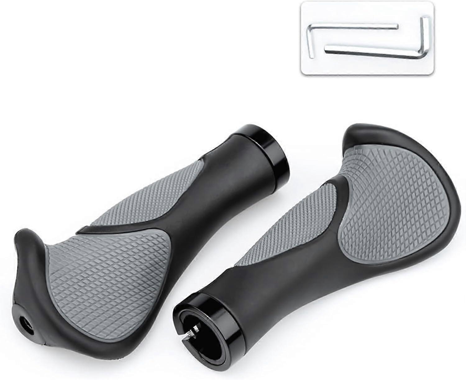 Bicycle handlebar grips, MTB grips with elastic grain design, non-slip rubber bicycle grips, bicycle grips for BMX, foldable urban bikes, electric bi