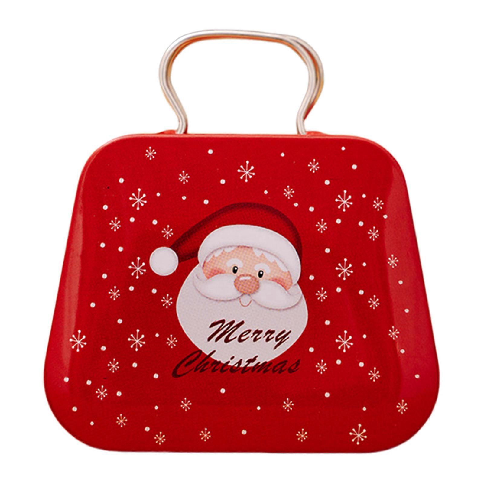 Tinplate Candies Box With Handle Multipurpose Sealed Tinplate Box Colorful Cookie Packaging Jar