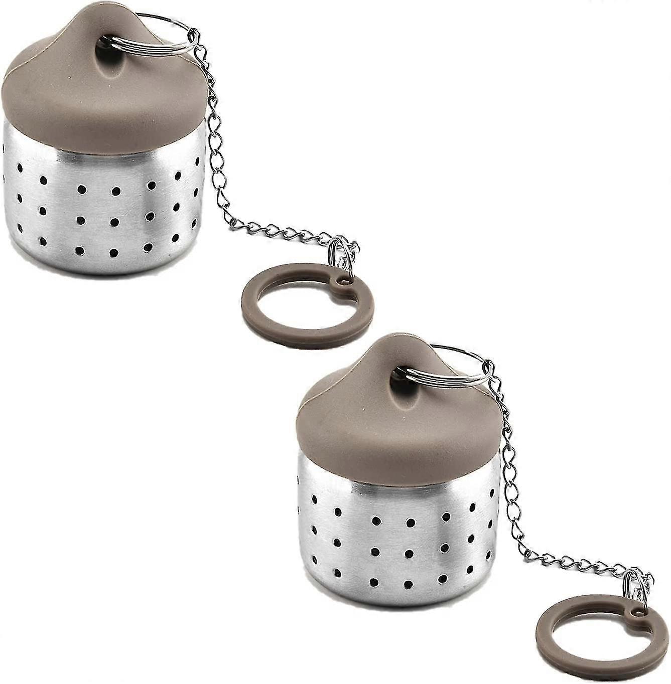 2 Pcs Tea Strainers Simple Tea Infusers Creative Tea Filters for Loose Tea Leaf