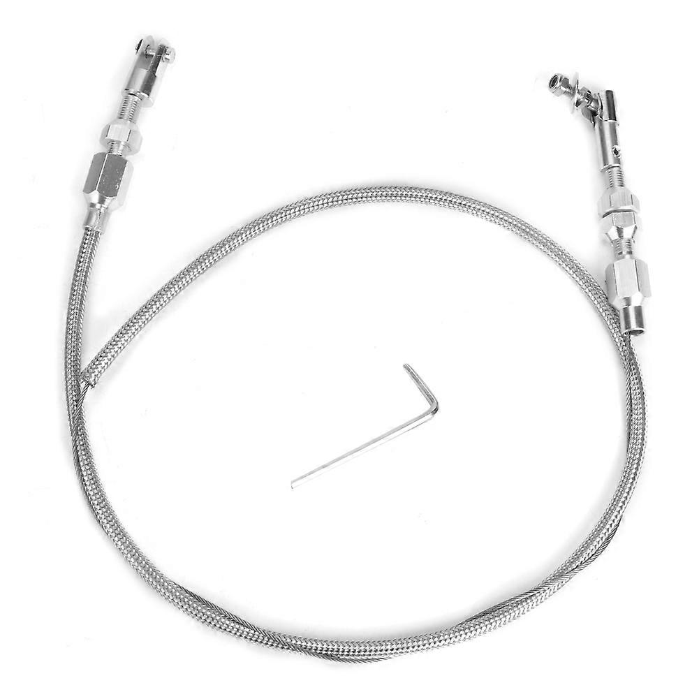 24in Car Throttle Cable Braided Stainless Steel Universal Accelerator Replacement