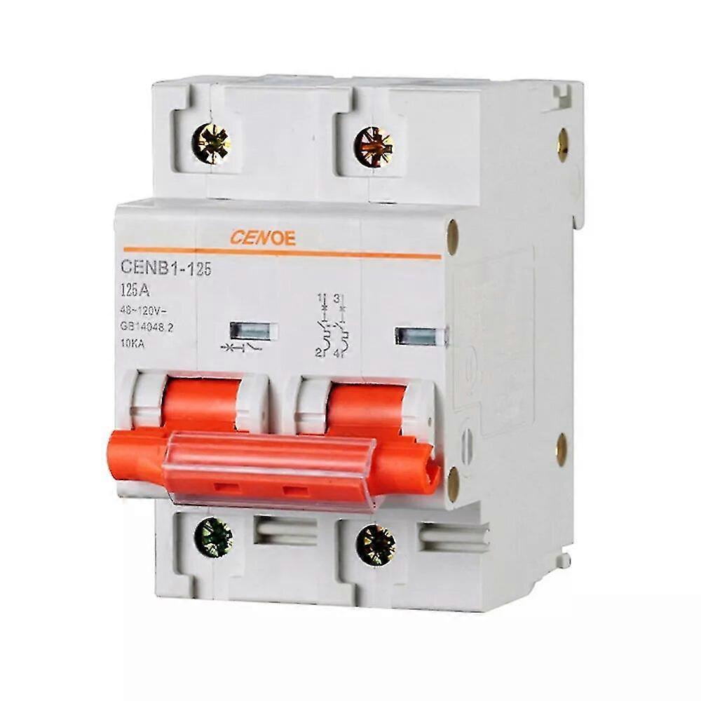 2p DC120V 63A 80A 100A 125A DC circuit breaker mcb breaker for global electrically driven vehicle user 2018 newly