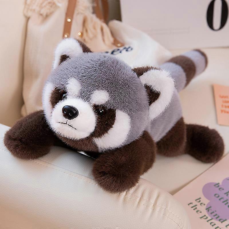 Fsw 45~80cm Simulation Wild Animal Models Toy For Christmas Gift Cute Real Life Like Gray Raccoon Plush Toy Doll