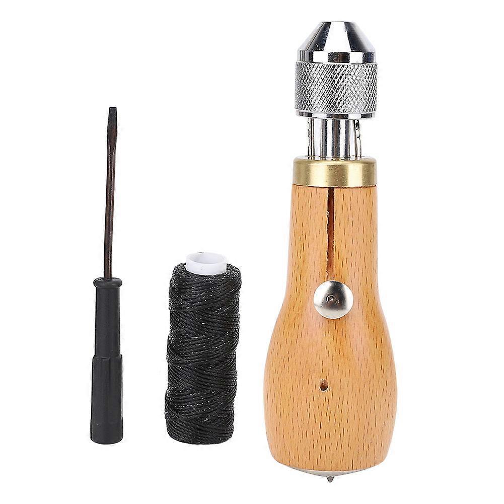 Lock Stitch Priem DIY Lederen Naaigereedschap Hand Stitching Naaiset Werkman Accessoire