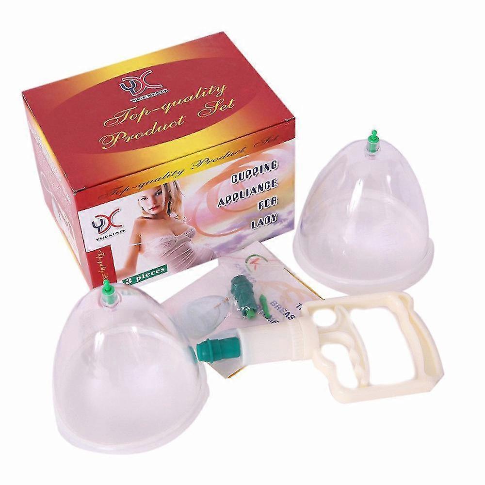 2 Cups System Enlargement Massager Breastfeeding Suction Pump