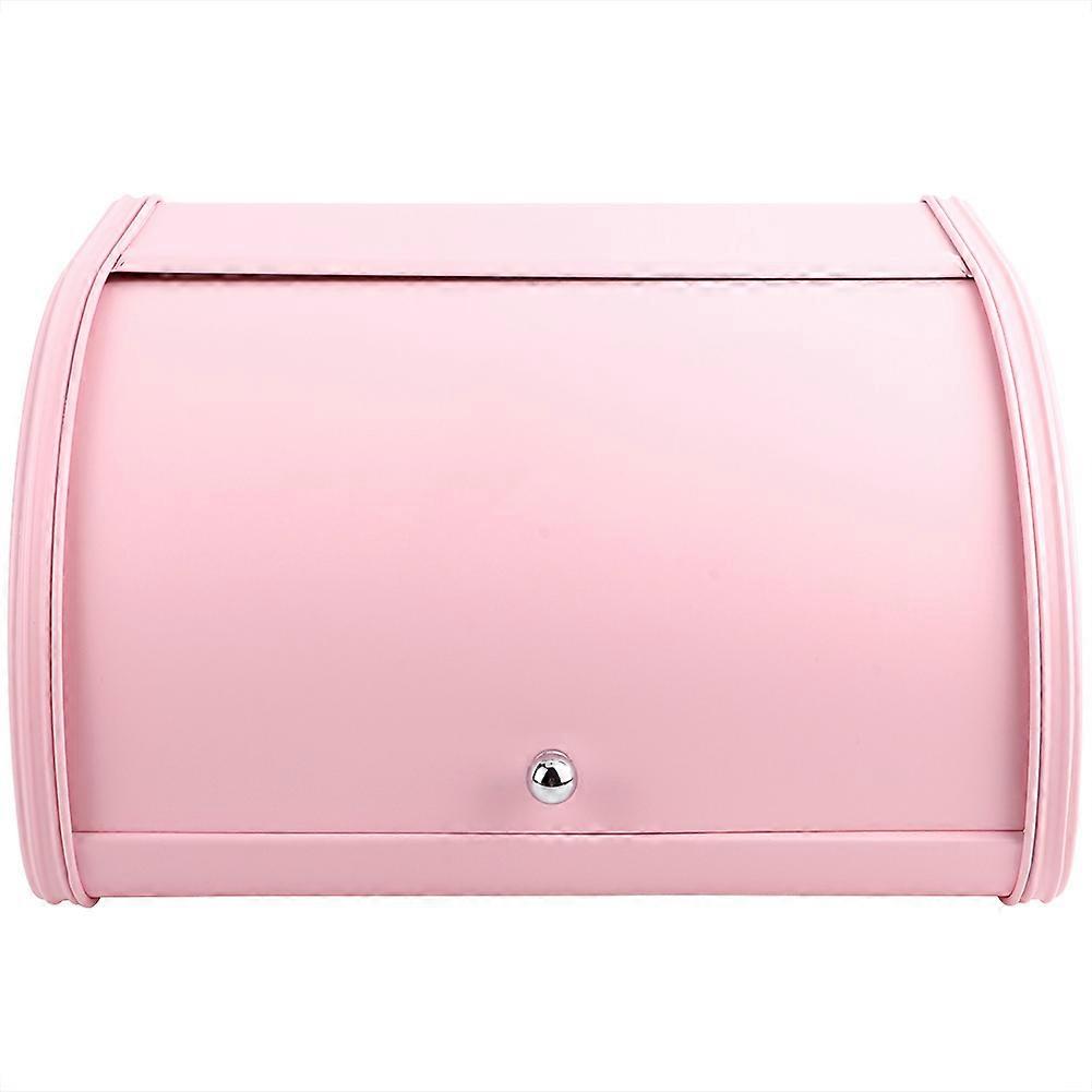 Large Capacity Bread Box Holder Container Kitchen Storage Organizer (Pink)