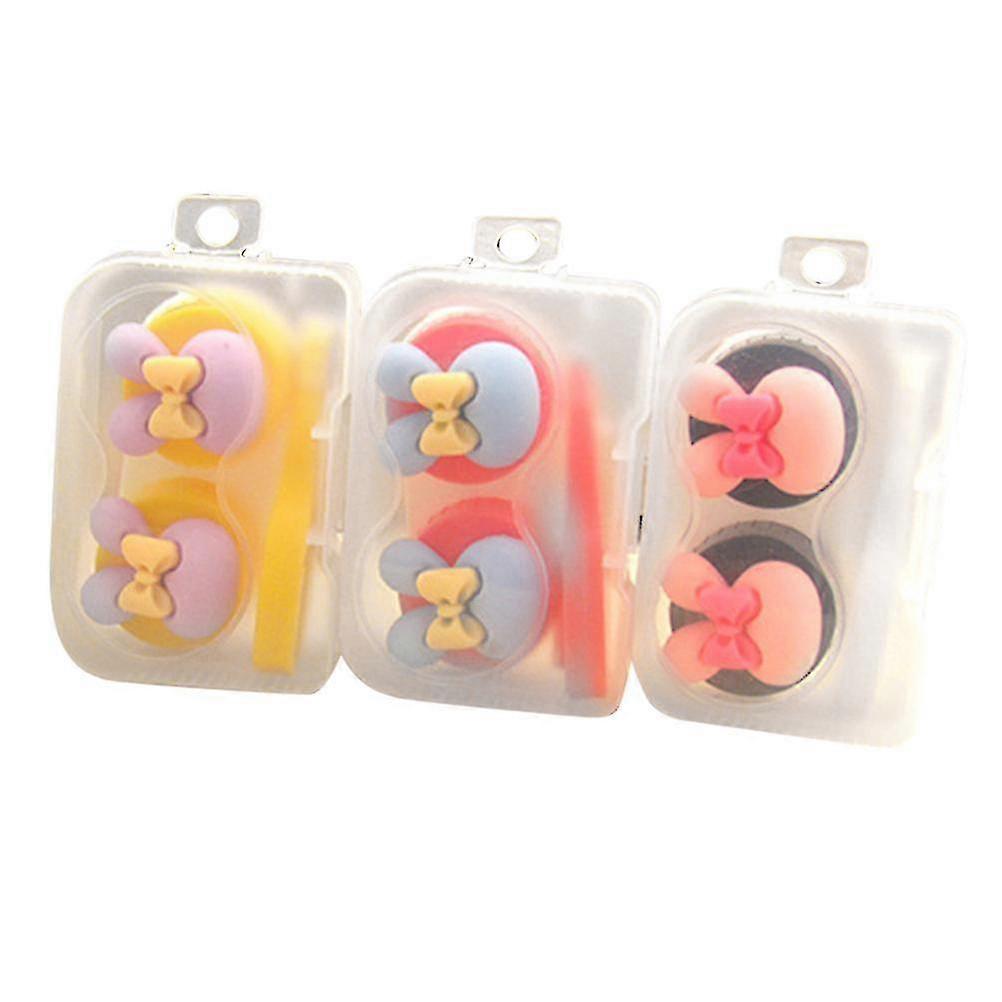 3pcs/set Lens Case Small Storage Box Box(random Color)