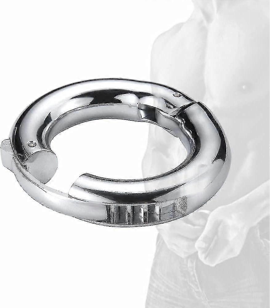 男士可调节直径不锈钢运动举重环穿孔环，40-50毫米 - Phwj