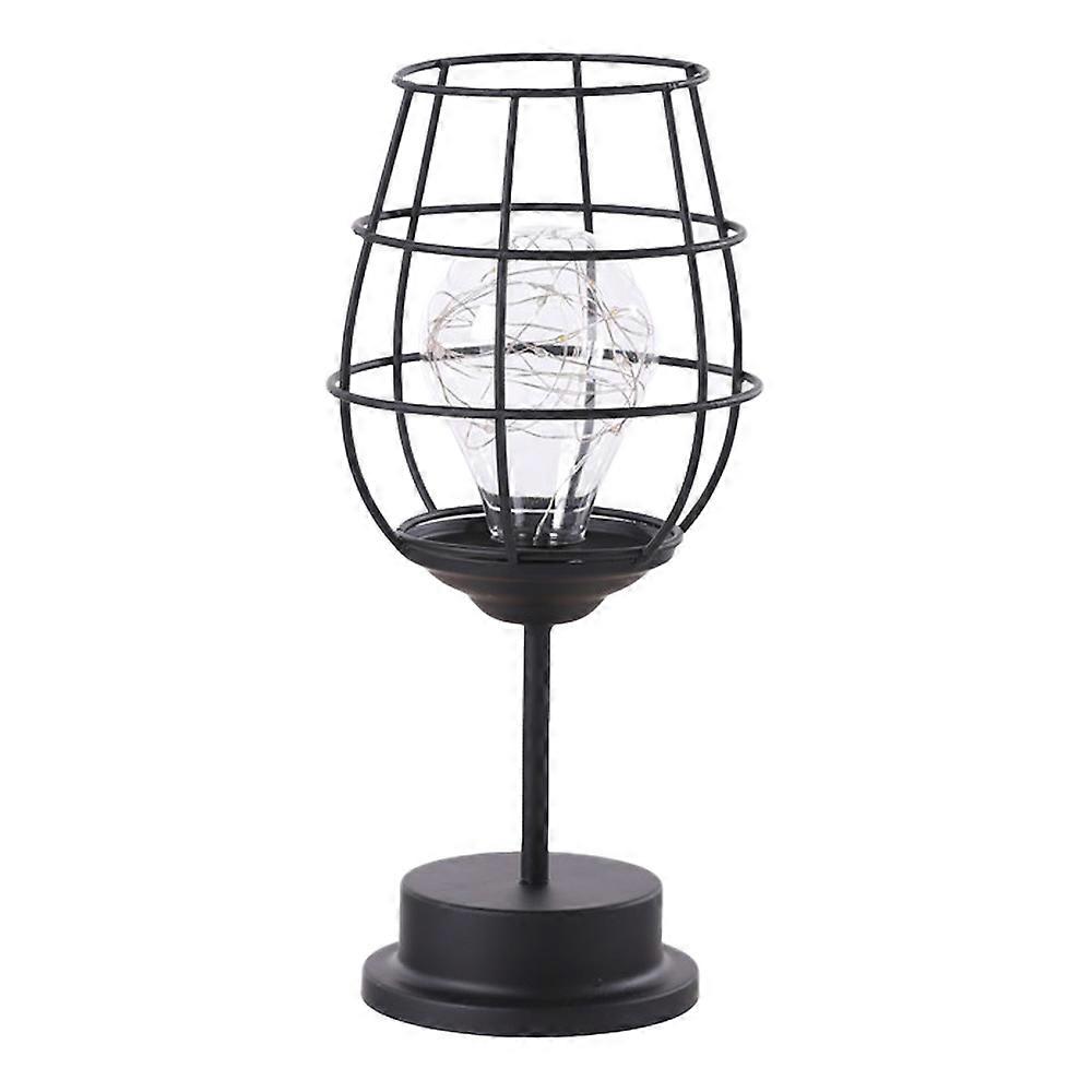 Cage Bulb Lantern Decorative LampLamp for Bedroom Kitchen Wedding