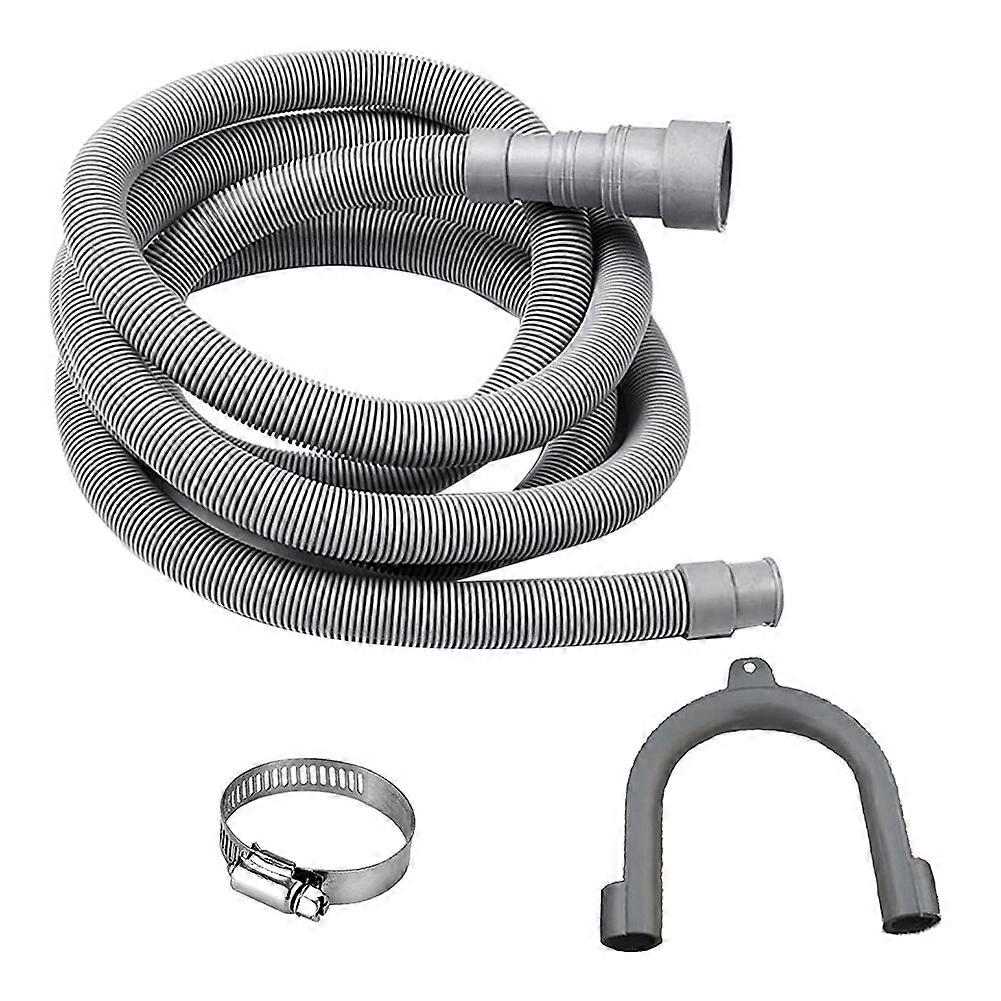 Drain Hose Extension Set Universal Washing Machine Hose 13Ft, Include Bracket Hose Connector and Dr