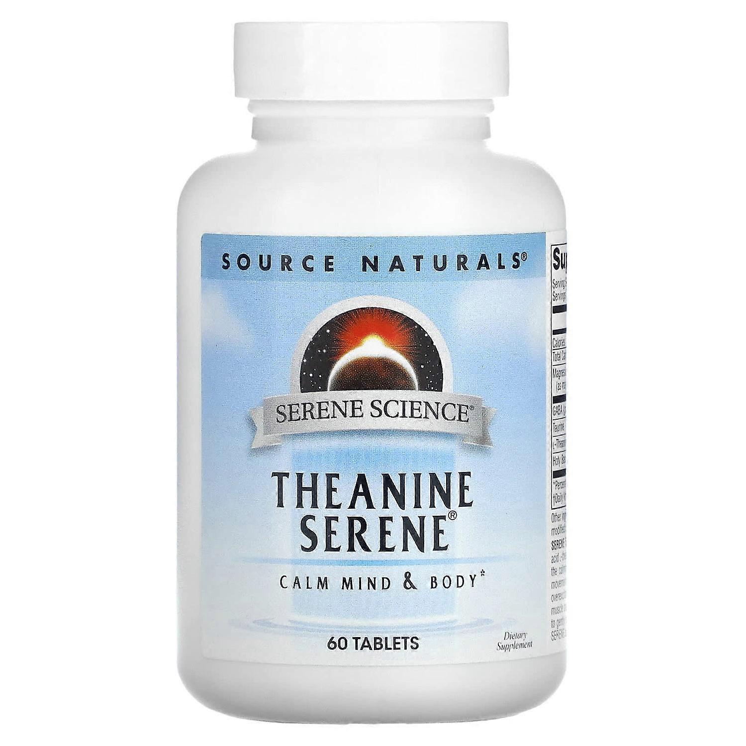 Source Naturals, Serene Science, Theanine Serene, 60 Tablets