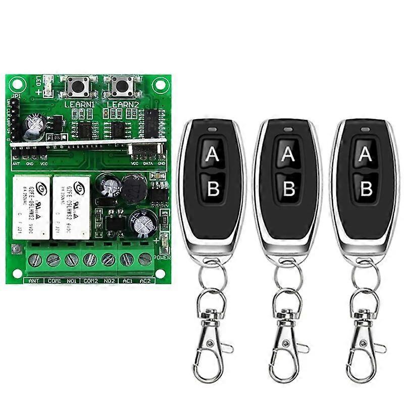 DC 12V  24V  36V 10A relay RF Wireless Remote Control switch  learning code Universal  lighting  315/433mhz