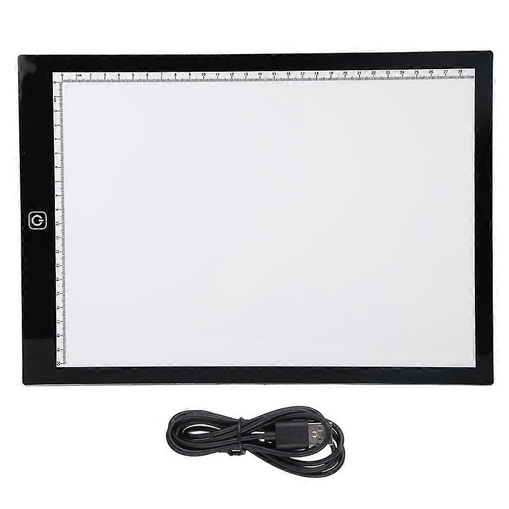 LED Box Tracer USB Drawing Board Scale Plotting Board Art Drawing Pad A4(235*335*3mm)