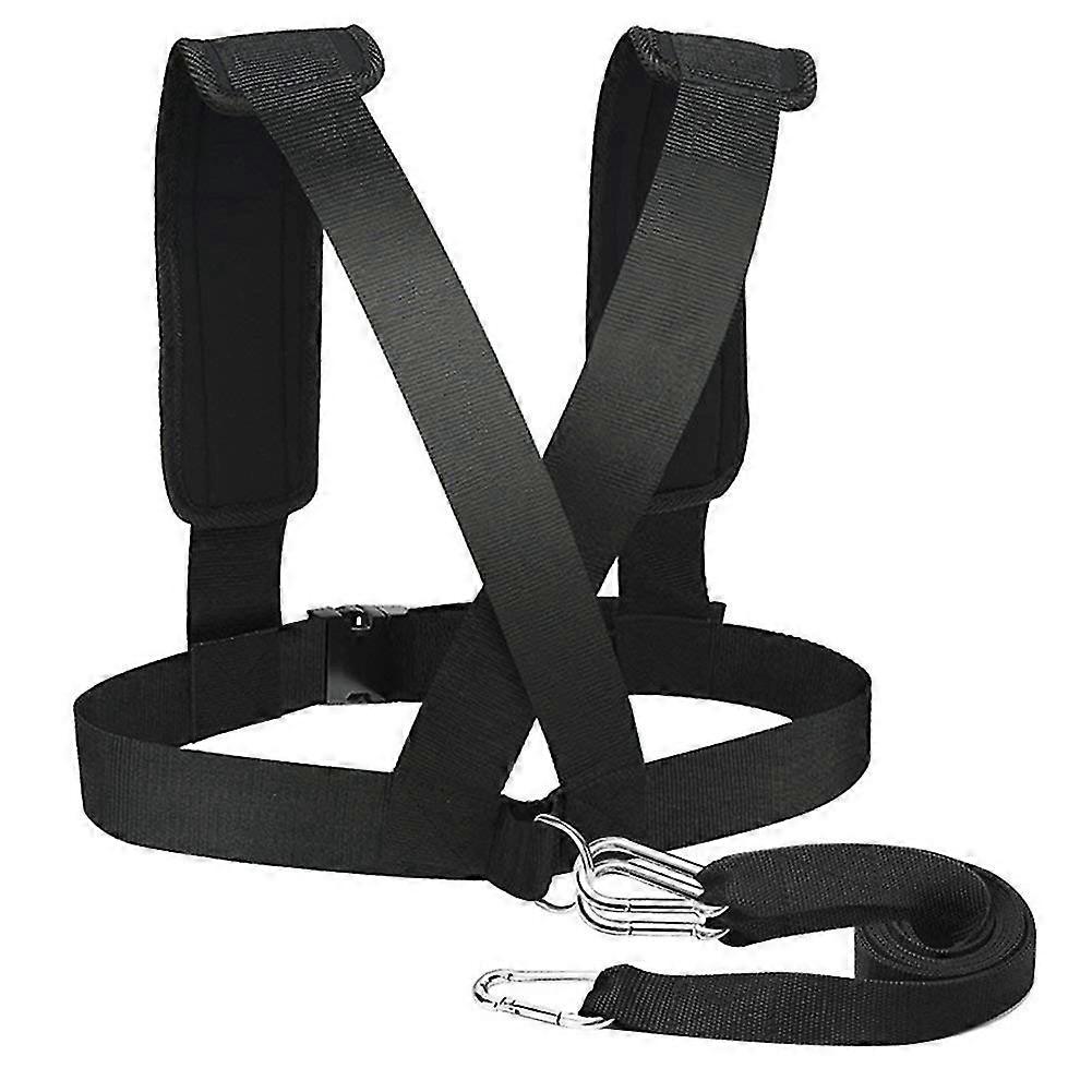 Resistance Training System-Weight Sled, Weight Bladder (Water/Sand) Harness,Handles-Most Efficient