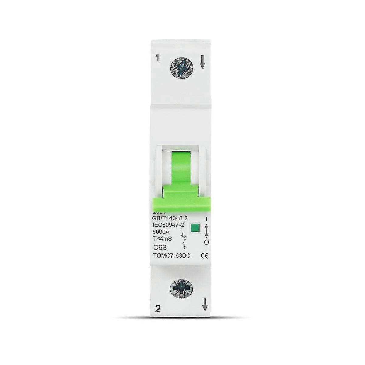 Dc250v Solar Pv Circuit Breaker 1p 40a Mini Circuit Breaker For Pv System Short Circuit Protector