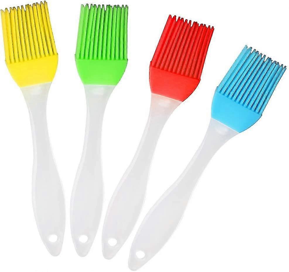 Silicone Cooking Brush Set, 4-piece Baking Brush