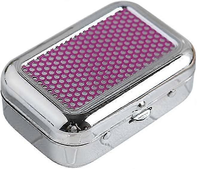 Mini Portable Ashtray Square Metal Ashtray With Lid Outdoor Cigarettes Ashtray Windproof Pocket Smoking Ash Tray Vehicle Cigarette Ashtray