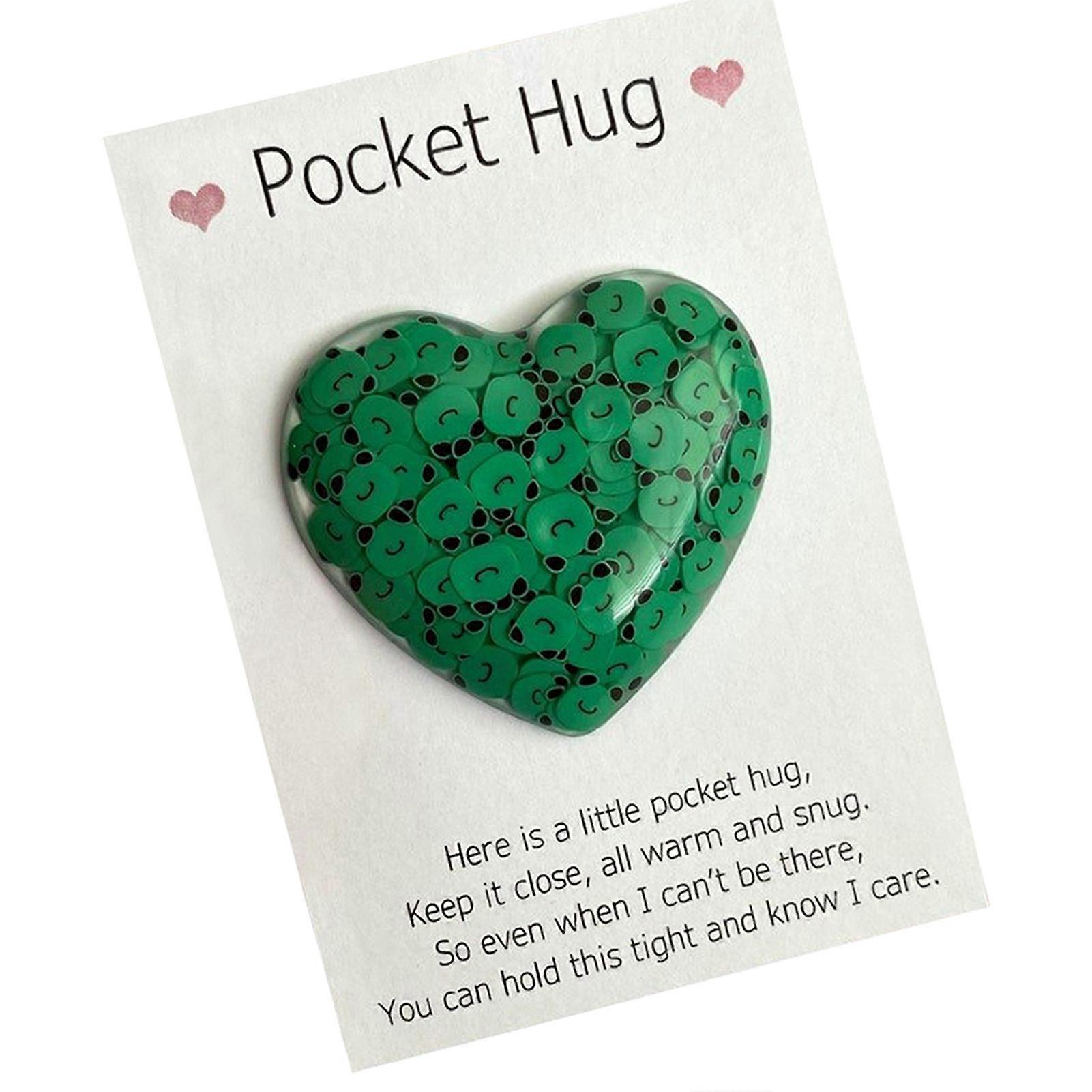 Pocket Hug Heart Card Creative DIY Handwritten Greeting Card Gift for Family
